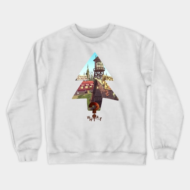 Gravity Falls Crewneck Sweatshirt by bryant114